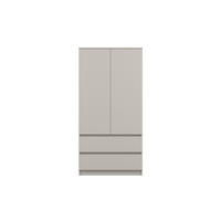 KINDERKLEIDERSCHRANK SIMO 02 90/180/50 cm in Kaschmir - Kaschmir, Holzwerkstoff (90/180/50cm) - Deine Möbel 24