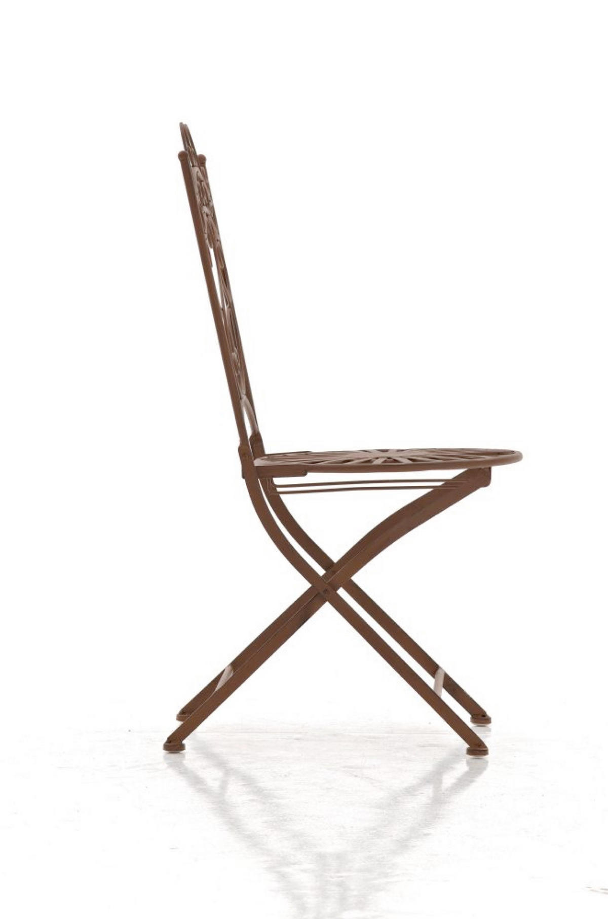 GARTENSTUHL Indi antik braun - Braun, Metall (40/92/50cm) - TPFGarden