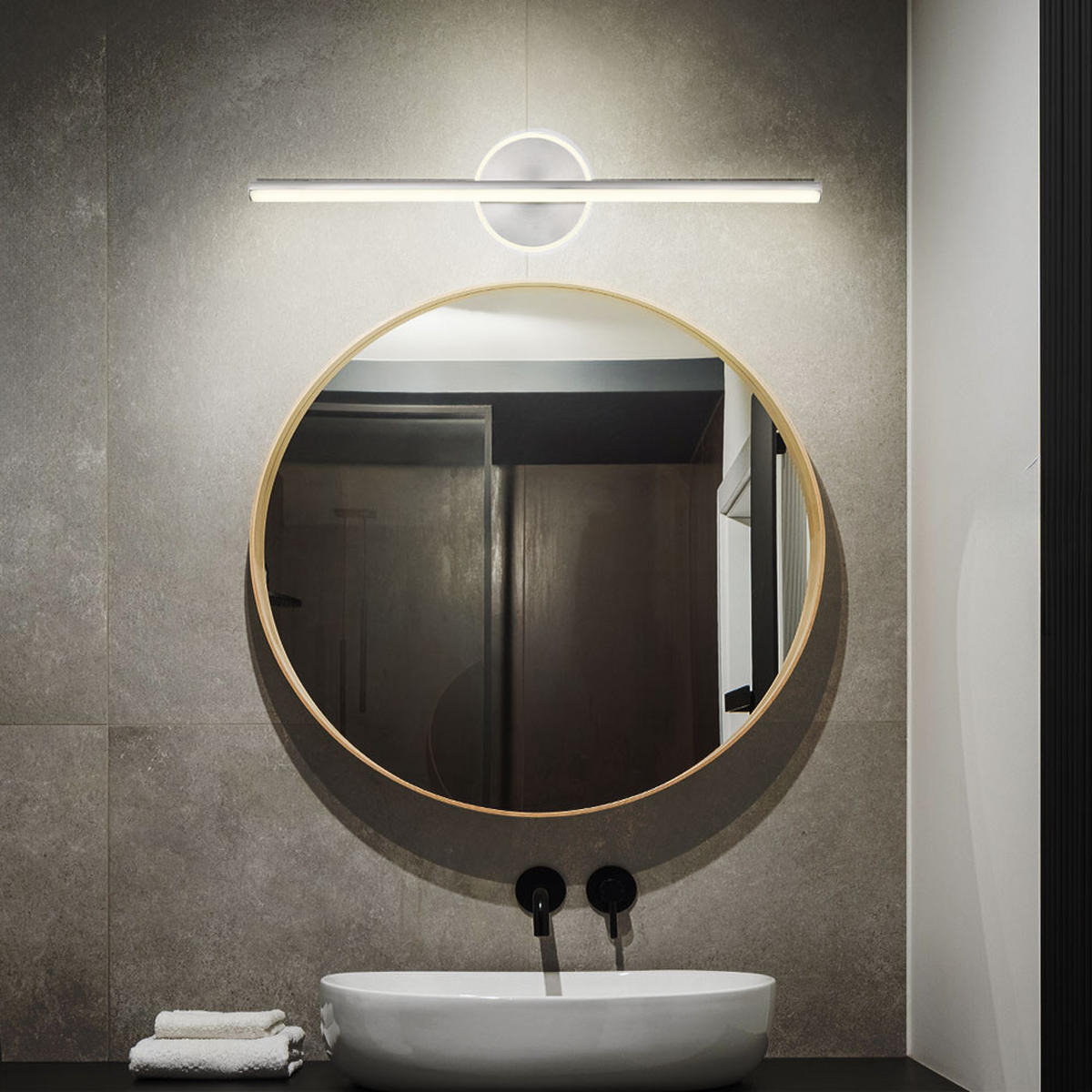 LED WANDLEUCHTE PEPE Silber Opal - Silberfarben, Metall (60.8/13/7.8cm) - Globo Lighting