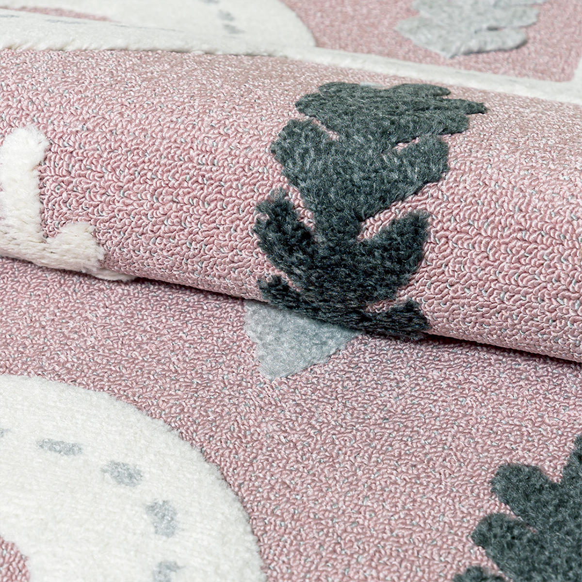KINDERTEPPICH Buffo Neli Mazovia 120x170cm Weiß Schwarz Straßen Mittelflor - Weiß, Textil (120/170cm) - Mazovia