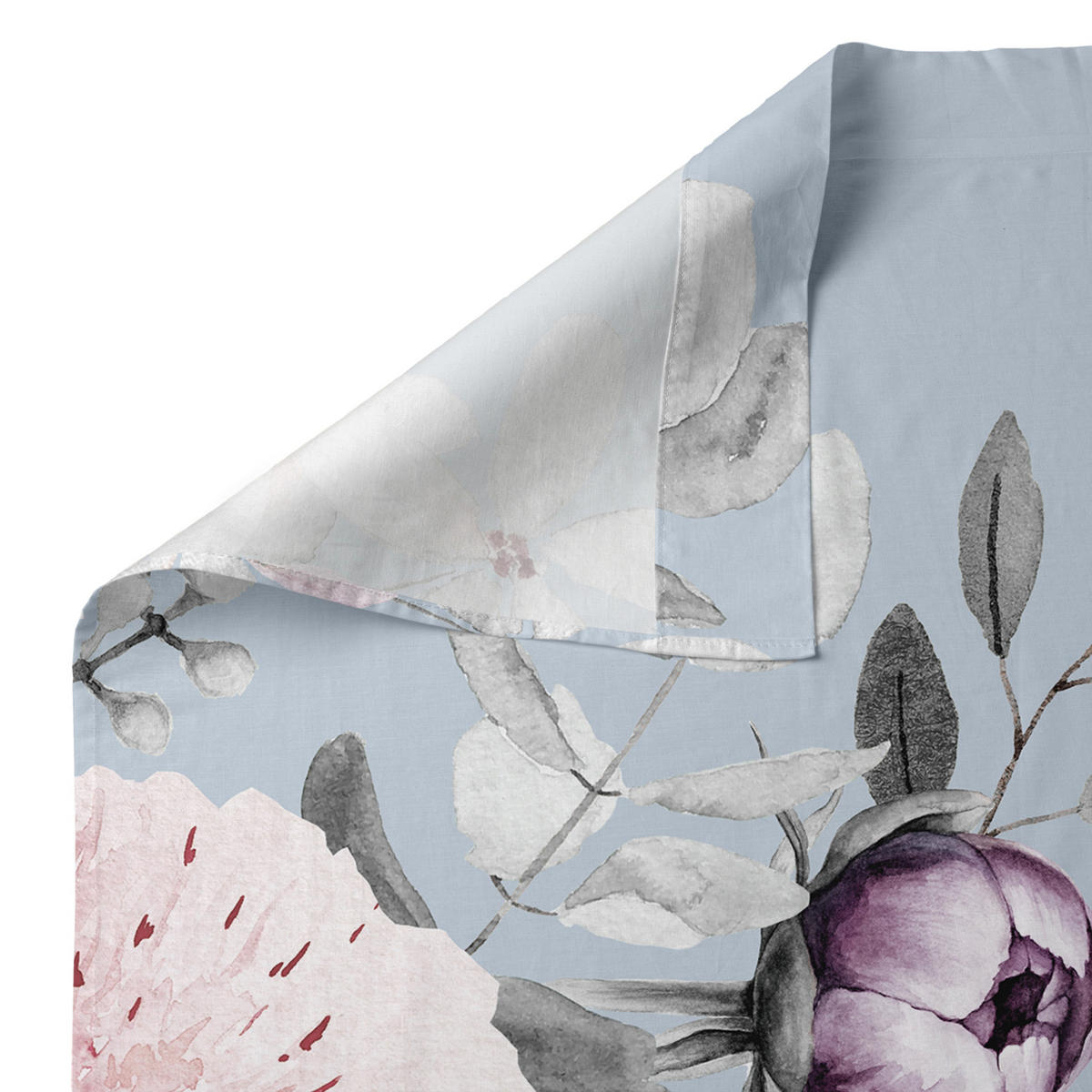OBERBETTLAKEN soft bouquet 180x270 cm mehrfarbig - Multicolor, Textil (180/270cm) - Happy Friday