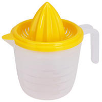 ZITRONENPRESSE mit großem Behälter 600 ml 16,5/11,5/15 cm - Gelb, Kunststoff (11.5/15/16.5cm) - Excellent Houseware