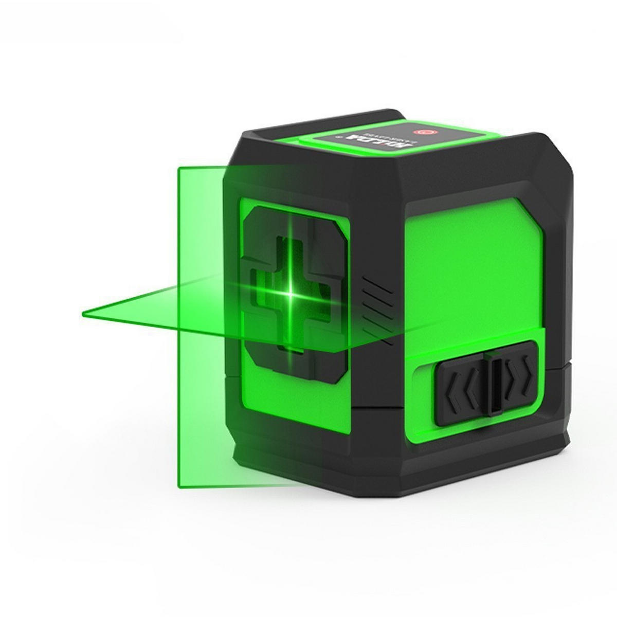 WASSERWAAGE – 360°-Grünlaser – Geeignet für Bauarbeiten, das Aufhängen von Gemälden, Lasermessungen und Kalibrierung - Schwarz, Kunststoff (14/1/51cm) - DCA