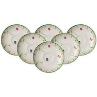 KAFFEEUNTERTASSEN Colourful Spring bunt ø 14,8 cm 6er Set - Multicolor, Keramik (14.8cm) - Villeroy & Boch