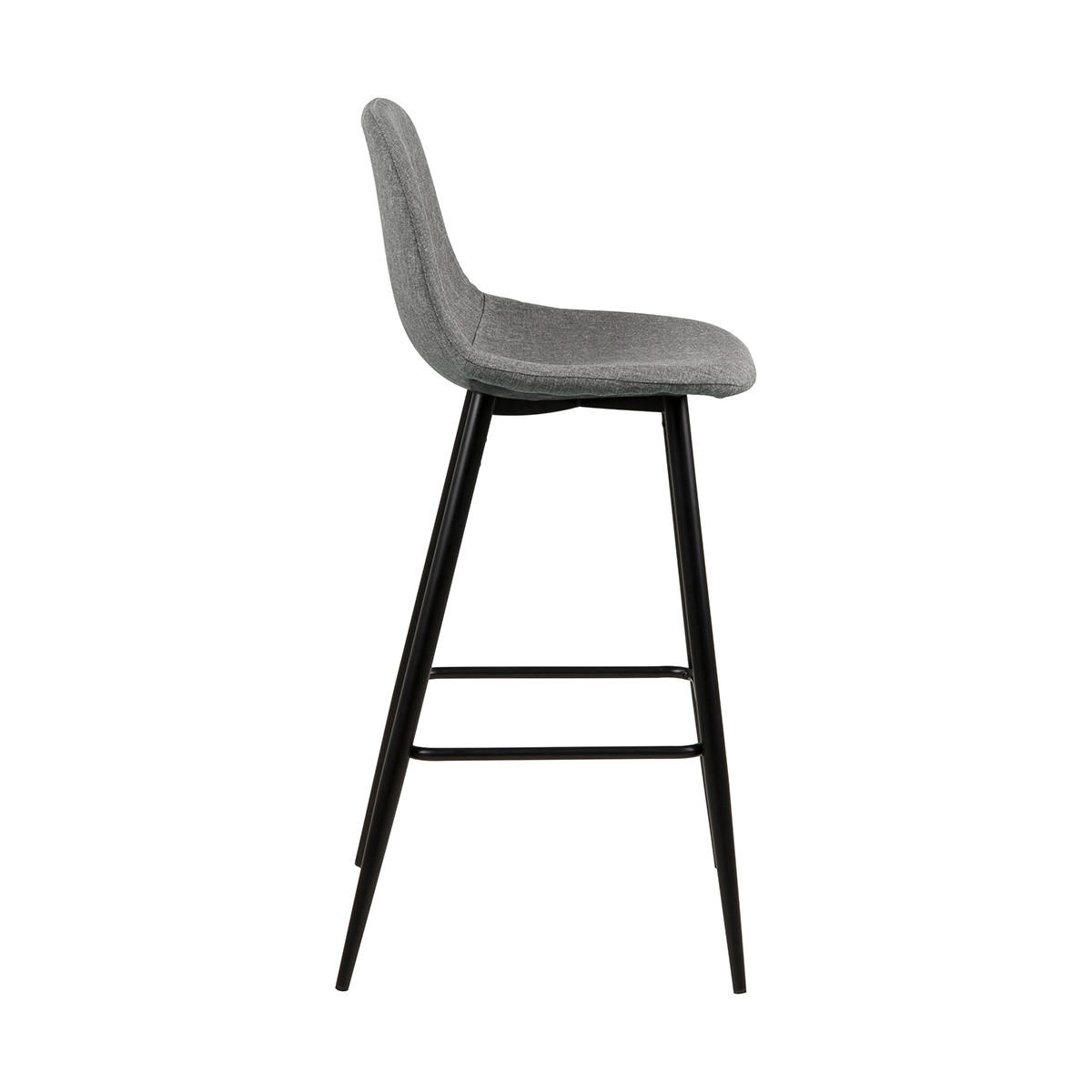 BARHOCKER 2er-Set hellgrau - Grau, Holzwerkstoff (47/101/51cm) - ebuy24