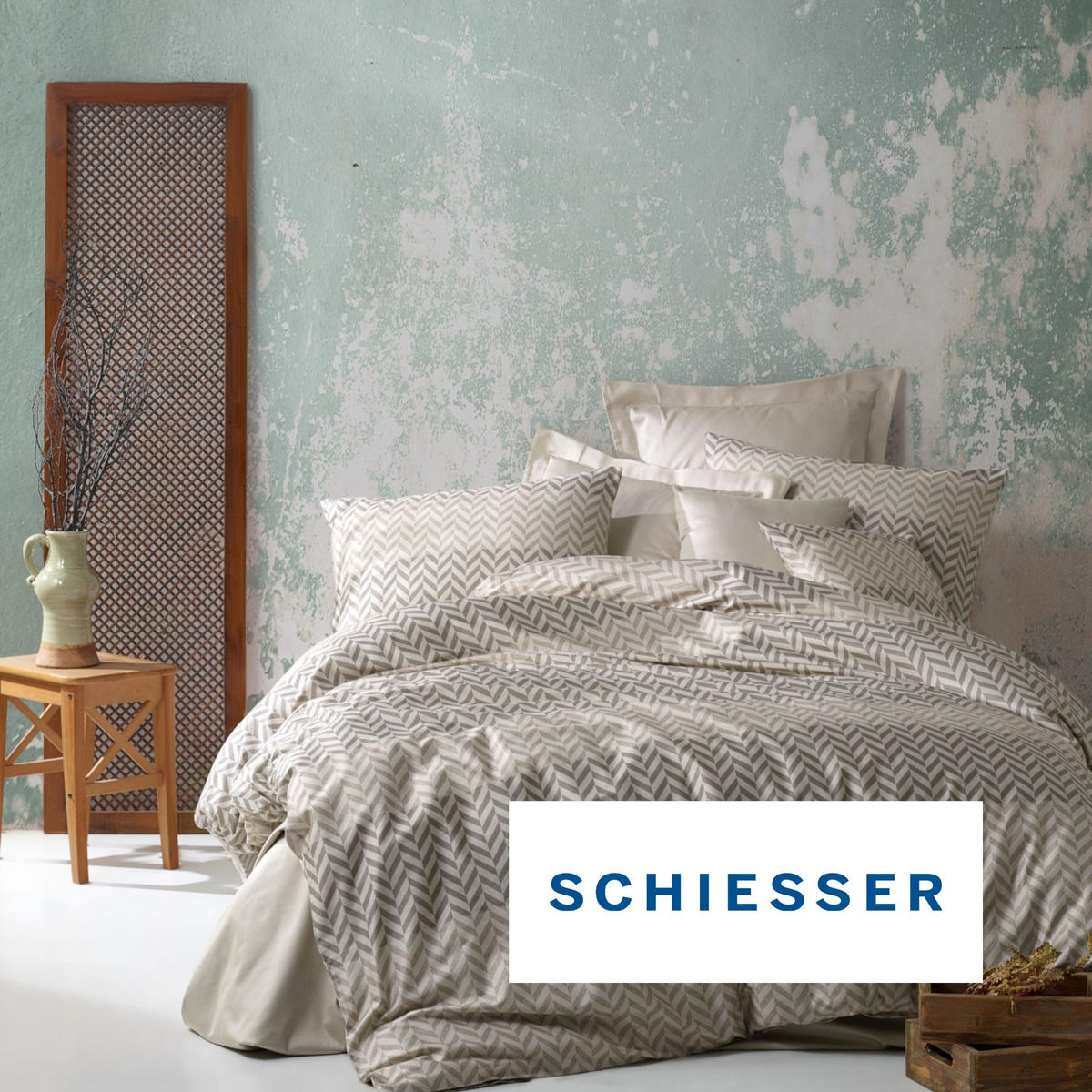 BETTWÄSCHESET Maribel - Renforcé - 2-teilig - 135 x 200 cm - Taupe - Taupe, Textil (135/200cm) - SCHIESSER