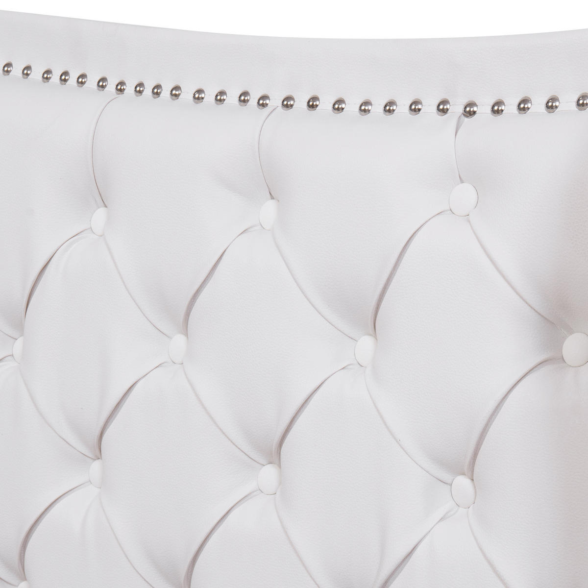 POLSTERBETT 180x200 PU Lattenrost 2 Schubkästen Weiß - Weiß, Leder - FLIEKS