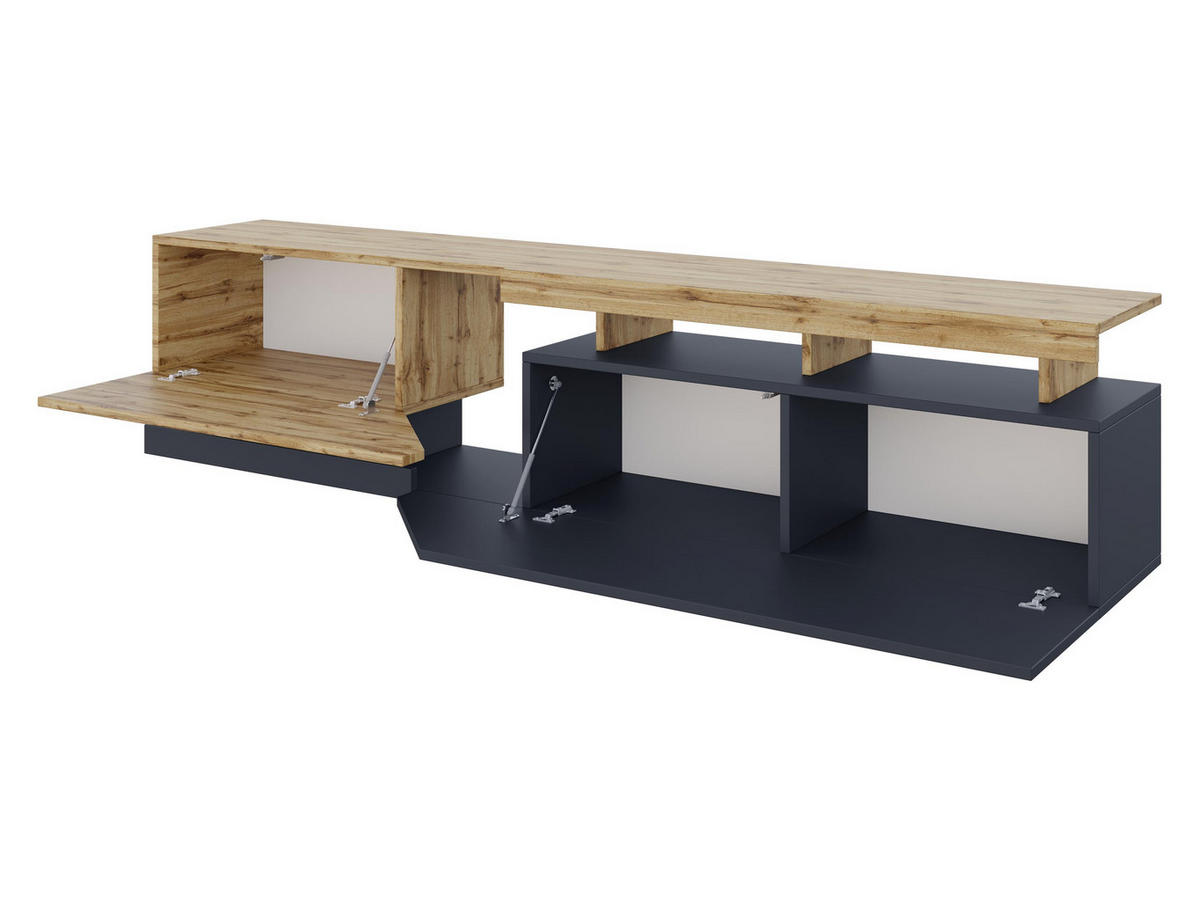 TV-LOWBOARD Ceelias 200 - Weiß, Holzwerkstoff (200/47/35cm) - MIRJAN24
