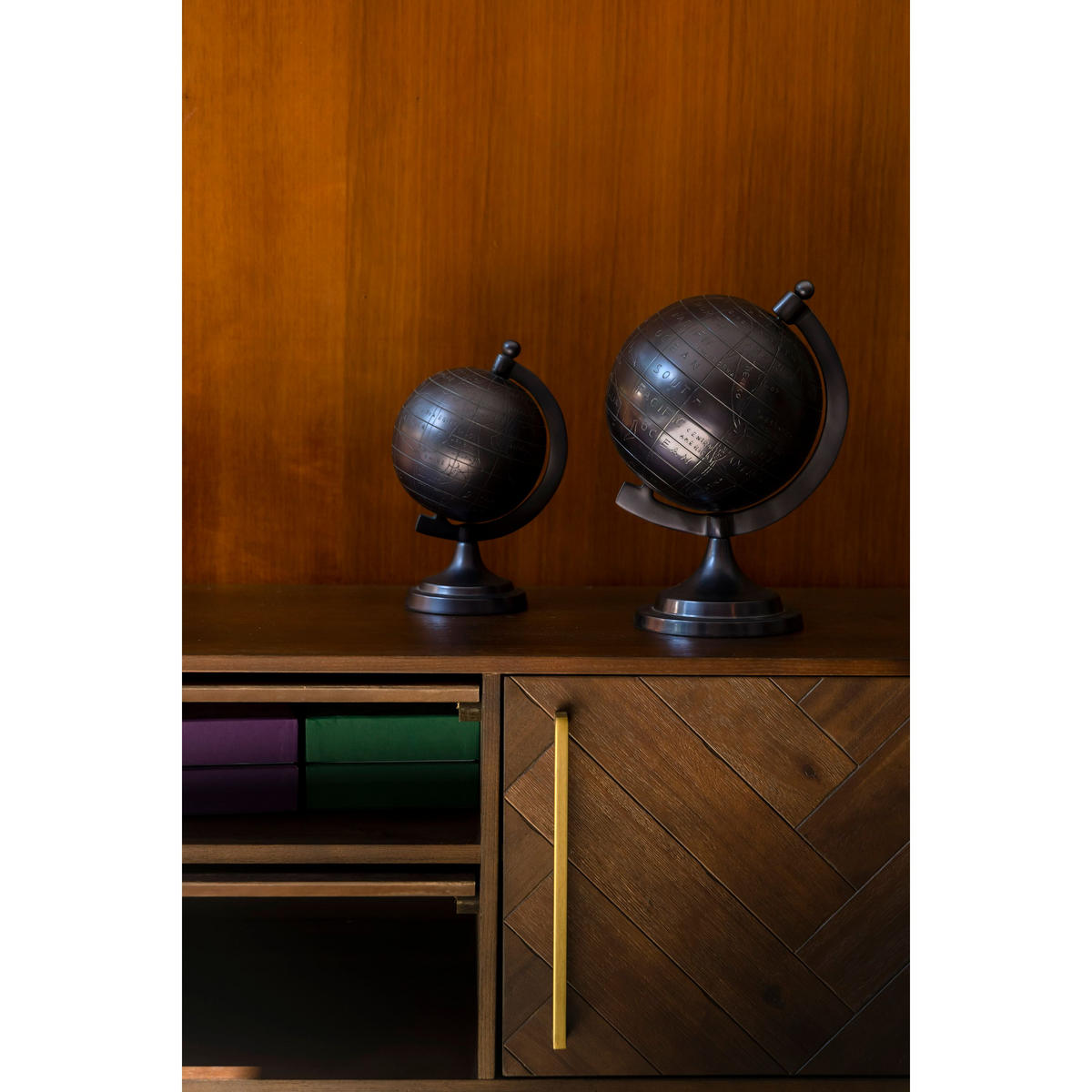 SIDEBOARD Klasse Nierdig Dunkelbraun - Braun, Holz (180/60/45cm) - Dutchbone