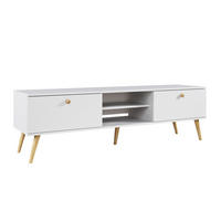 TV-SCHRANK Ikon Weiß mit Schubladen - Weiß, Holzwerkstoff (170/50/41cm) - Bettso