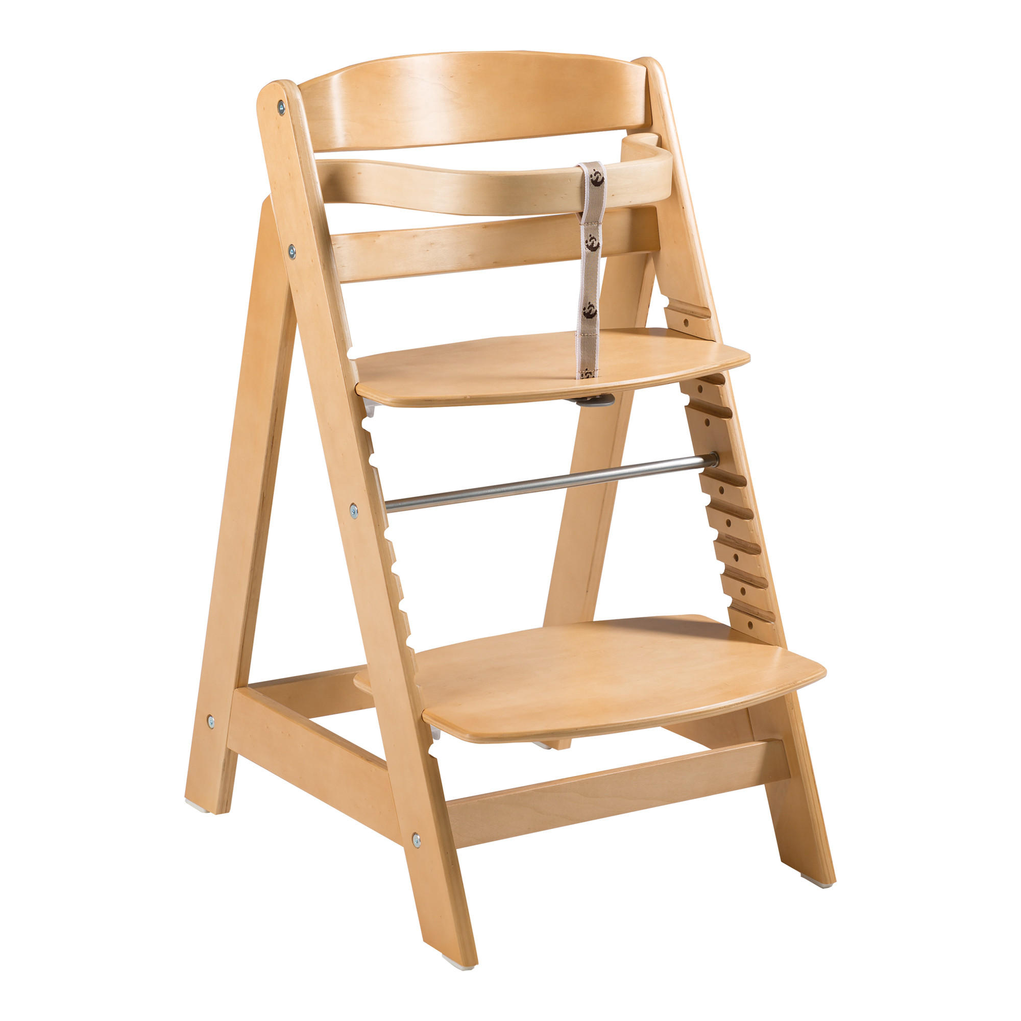 KINDERHOCHSTUHL - Sit Up CLICK - natur lackiert - Naturfarben, Holzwerkstoff (44.5/80/54cm) - Roba