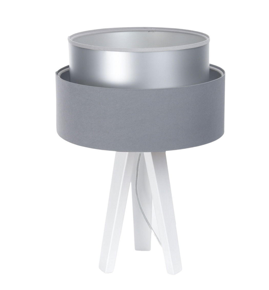 TISCHLAMPE Grau 30/45 cm - Weiß, Kunststoff (30/0.7/45cm) - ONZENO