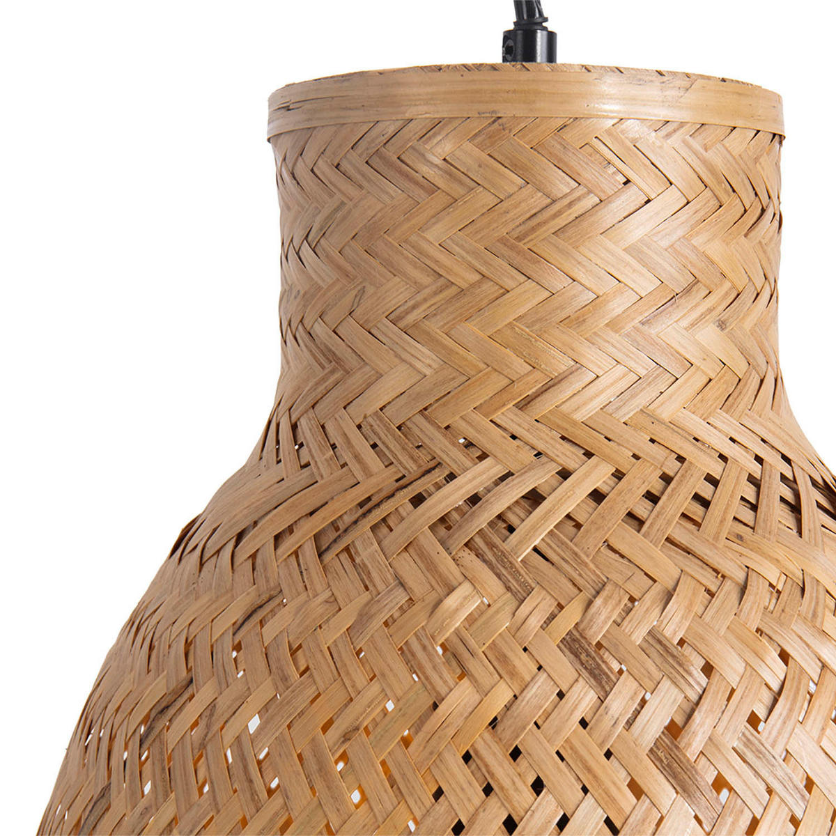HÄNGELEUCHTE﻿ 31/31/120 Nomi - Beige, Naturmaterialien (31/31/120cm) - VS Venta-stock