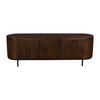TV-SCHRANK aus Mangoholz 170x45x57cm, dunkelbraun - Dunkelbraun, Holz (170/57/45cm) - Giga Meubel