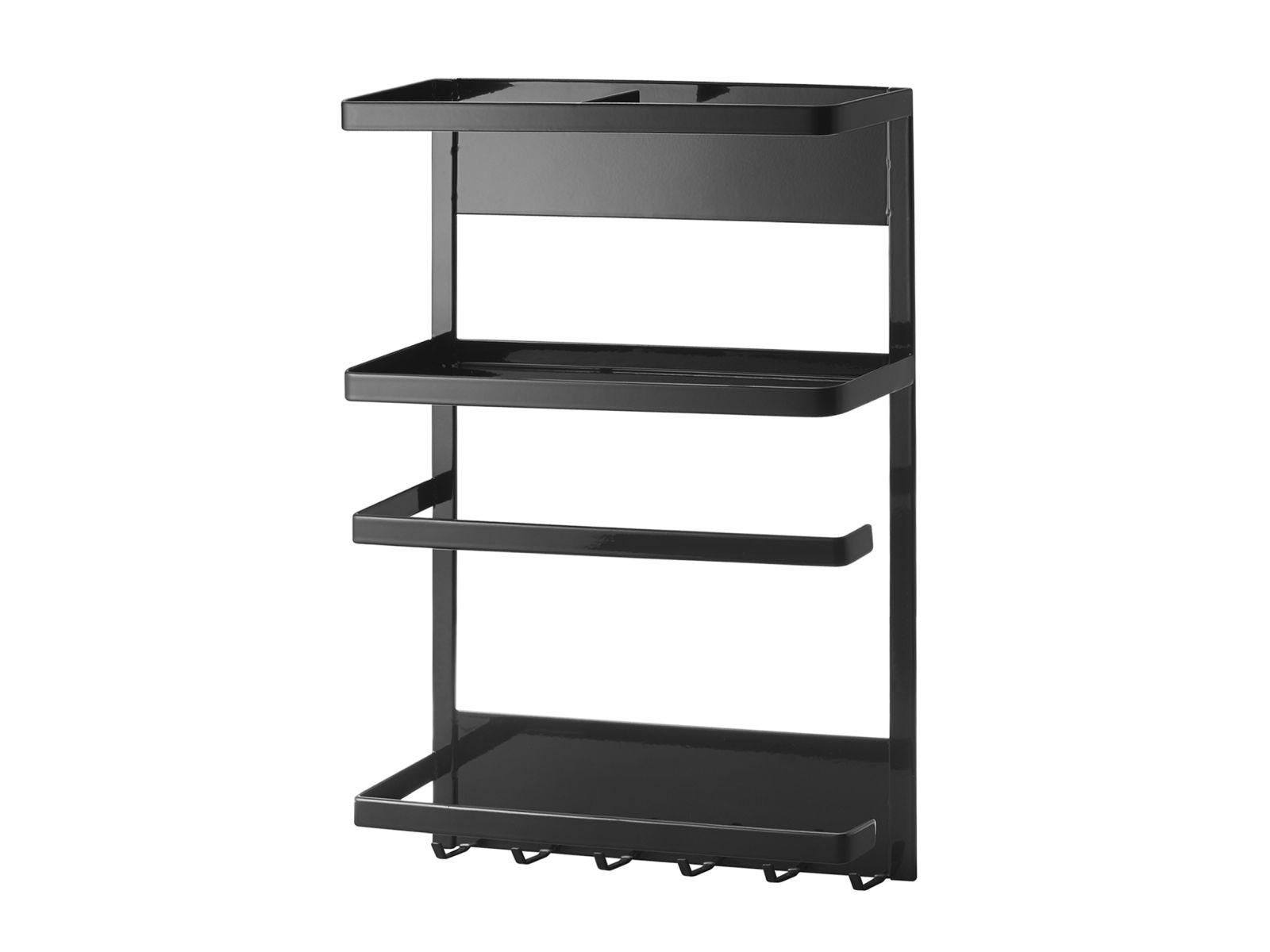 KÜCHENROLLENHALTER Tower schwarz 24/34/6 cm - Schwarz, Metall (24/34/6cm) - Yamazaki