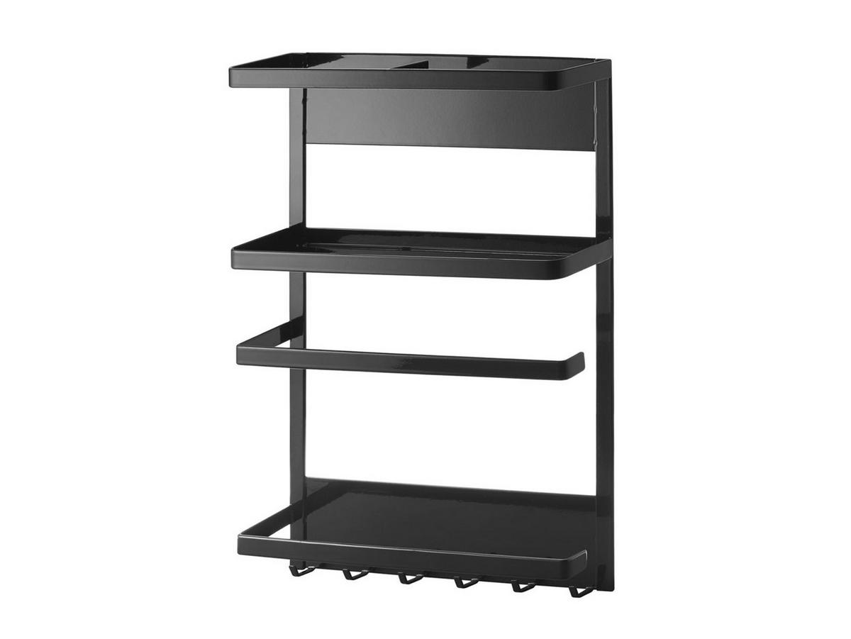 KÜCHENROLLENHALTER Tower schwarz 24/34/6 cm - Schwarz, Metall (24/34/6cm) - Yamazaki
