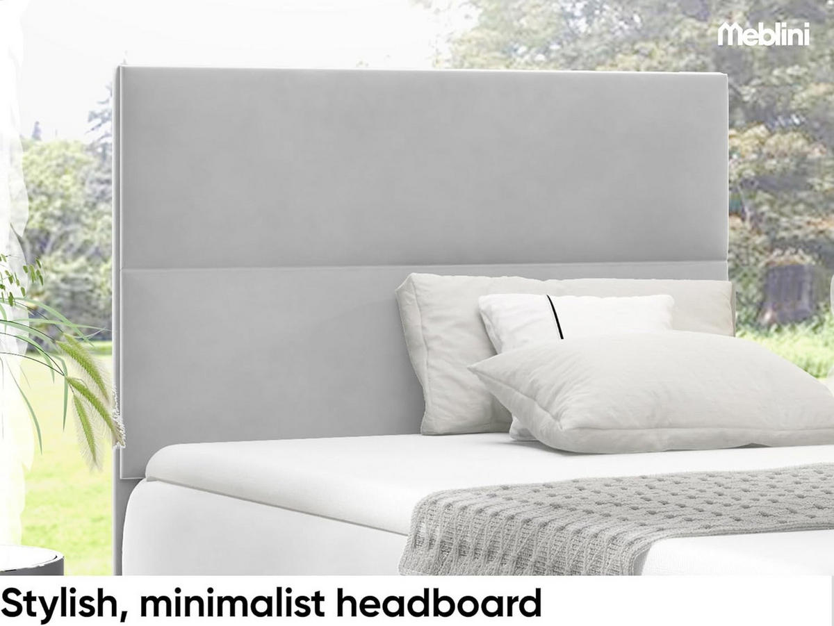 KINDERBETT MINO 1 - Hellgrau, Holzwerkstoff (104/208cm) - Meblini