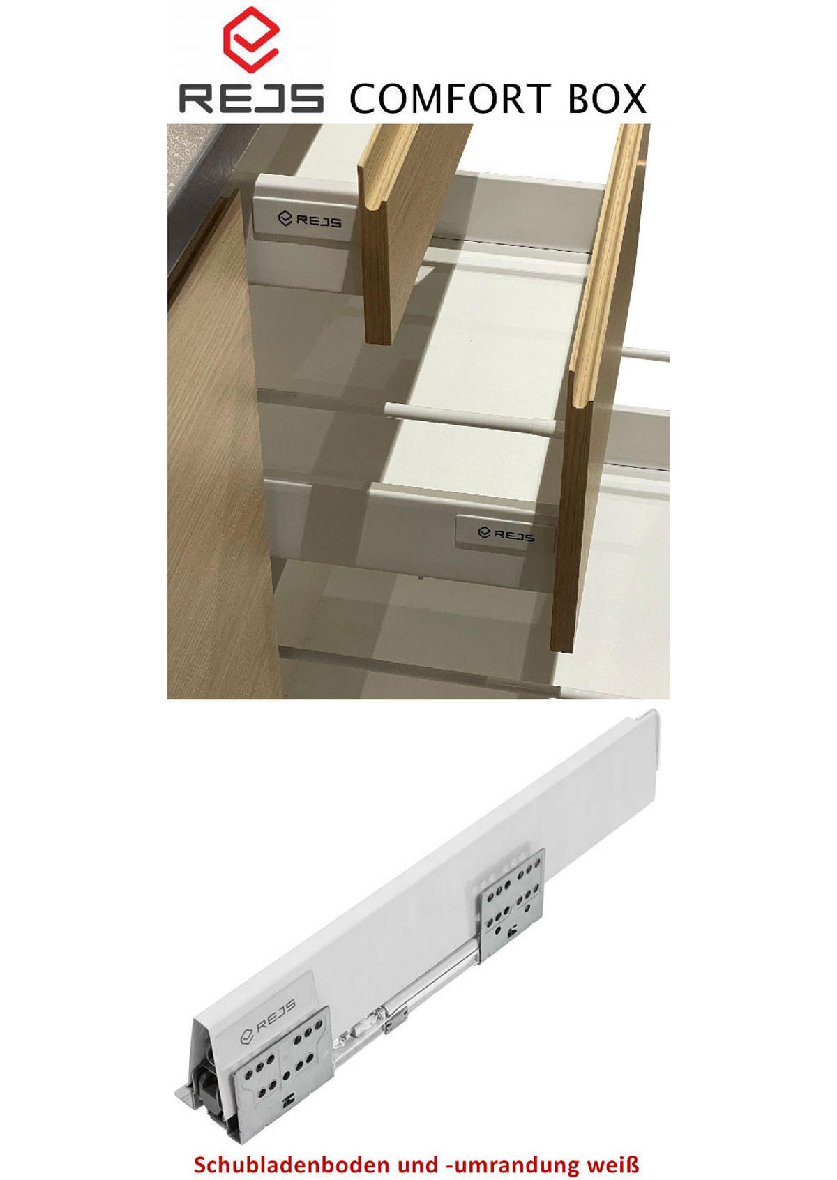SCHUBLADENUNTERSCHRANK Brerra D2R/80 Korpus lava / Front RAL 6025 farngrün Matt 80 / 50 / 82 cm Schubladensystem REJS Comfort Box - Dunkelgrau/Grün, Holz/Holzwerkstoff (80/82/50cm) - Feldmann-Wohnen