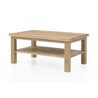 COUCHTISCH Massivholz Idalia 110x50x70 Wohnzimmertisch Wildeiche Bianco geölt - Braun, Holz (110/70/50cm) - 58aufmkessel