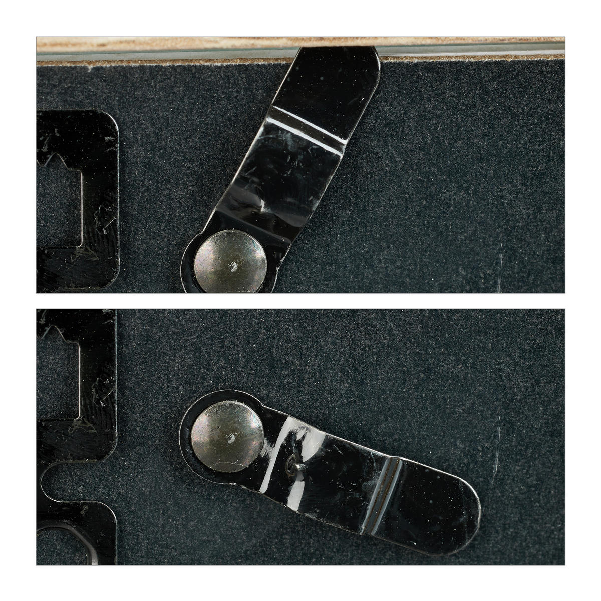 10XBILDERRAHMEN - Braun, Glas/Holzwerkstoff (12.5/17/2cm) - Relaxdays