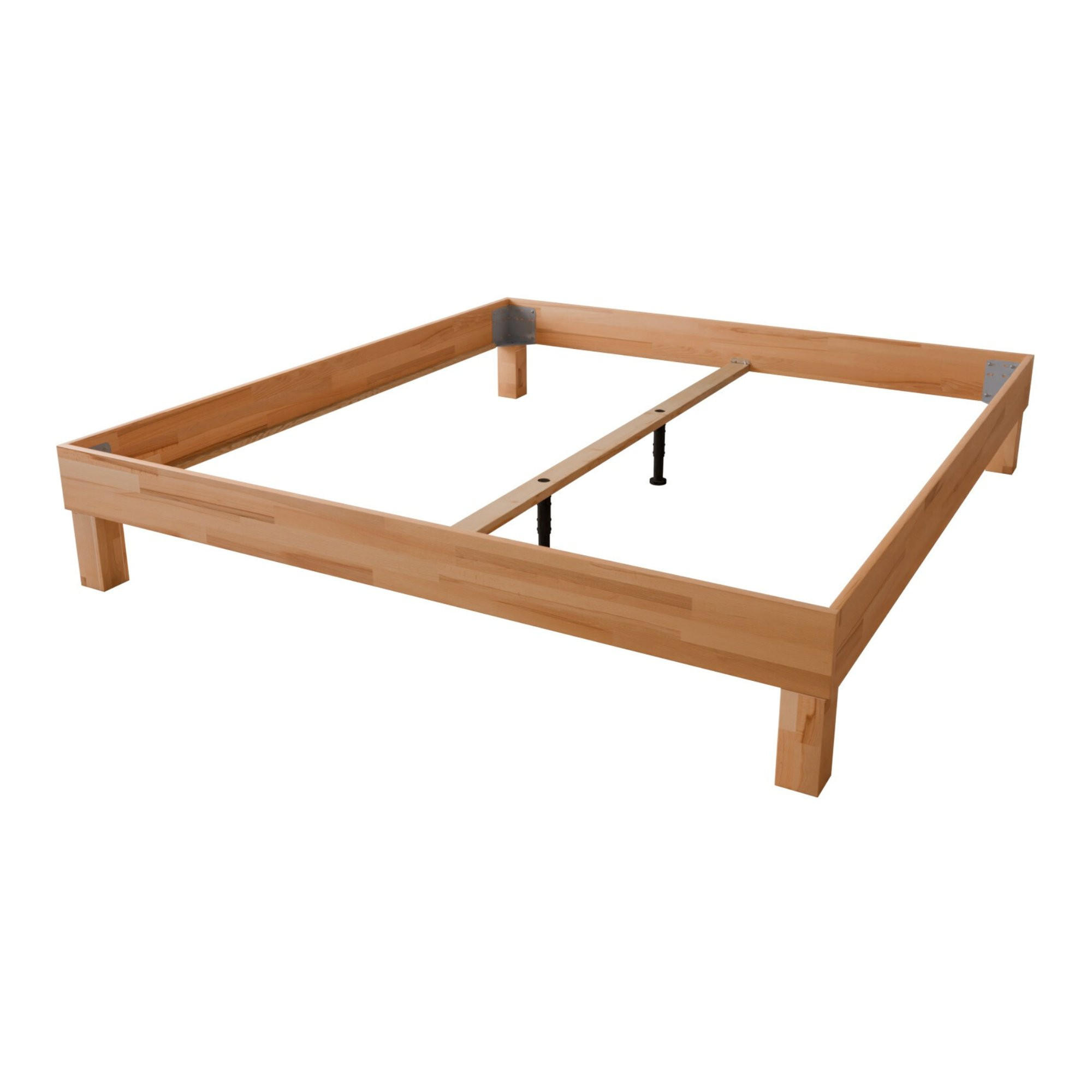 FUTONBETT 180/200 cm aus Kernbuche - Braun, Holz (180/200cm) - MeinMassivholz
