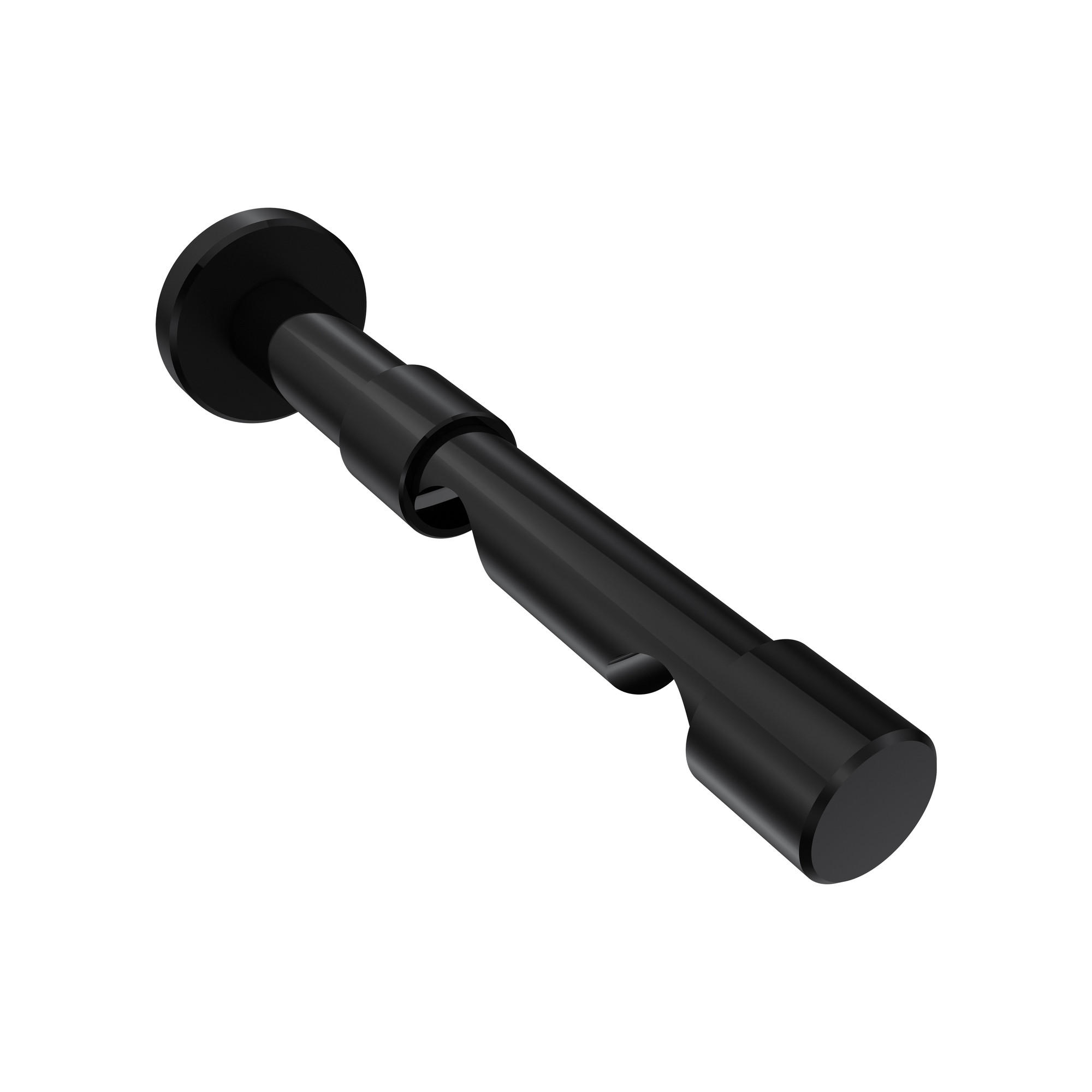 TRÄGER FÜR GARDINENSTANGEN 20 mm Ø, Prestige 2-läufig, Schwarz - Schwarz, Metall (16.2/4/4cm) - INTERDECO
