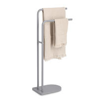 HANDTUCHSTÄNDER Vetro 41/20,5/86 cm - Grau, Metall (20.5/86/41cm) - ZELLER