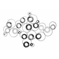 WANDDEKO Silber 129/84 cm - Silberfarben, Metall (3.3/84/4cm) - KUNSTLOFT