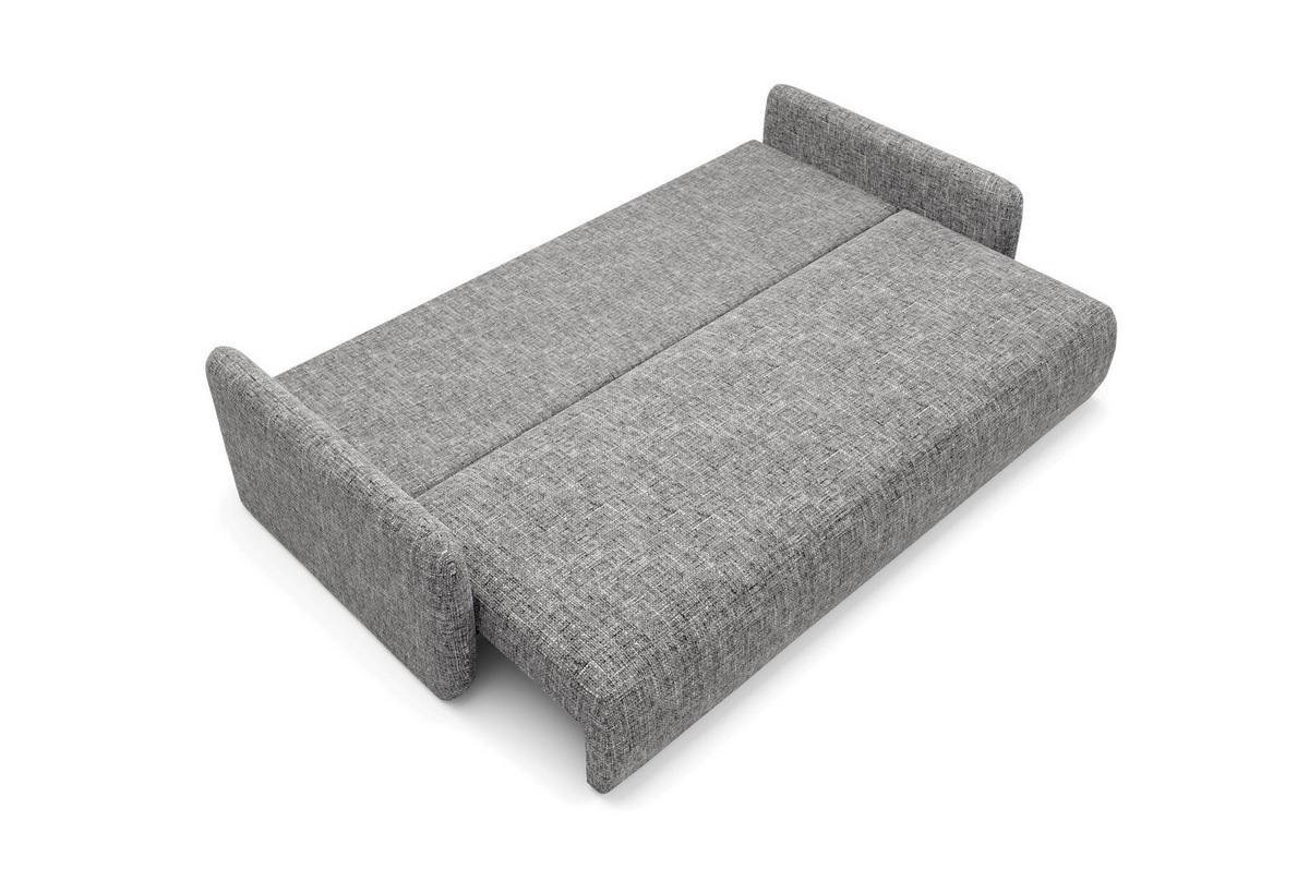 SCHLAFSOFA mit Bettkasten Grau - Schwarz/Grau, Holz/Holzwerkstoff (217/86/102cm) - Furnisell