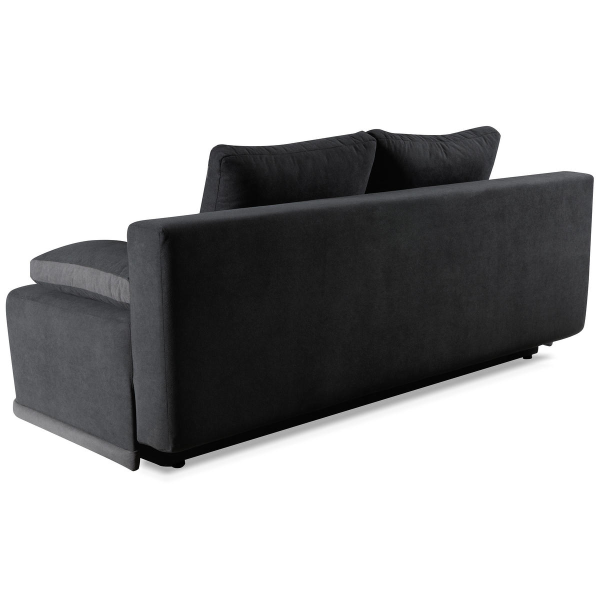 ROZKLÁDACÍ pohovka Bento 3místná s funkcí spaní, šedá - šedá, textil (200/93/98cm) - Beautysofa