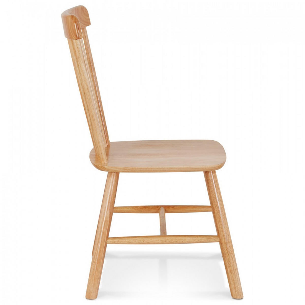 STUHL Beige 44x85x54cm - Beige/Buchefarben, Holz (44/85/54cm) - AlterEgo