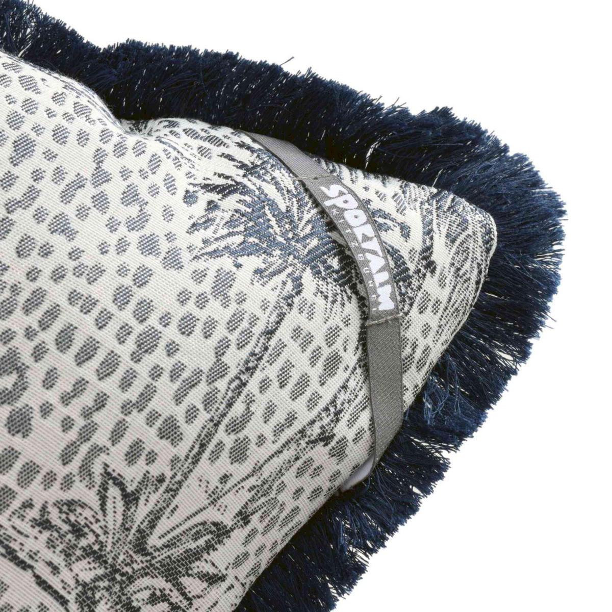 KISSENHÜLLE PALMS - Blau, Textil (50/50cm) - Sportalm Kitzbühel