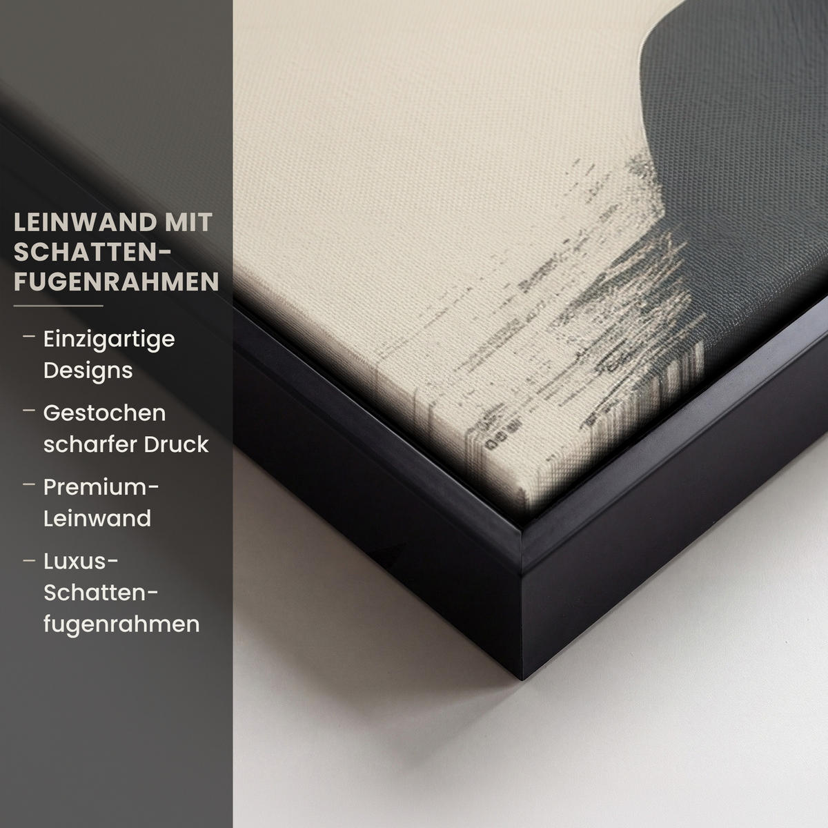 LEINWAND Bilder mit Rahmen - Frau - Hut - Farbe - 80x60 - Goldfarben, Textil (80/60cm) - MuchoWow