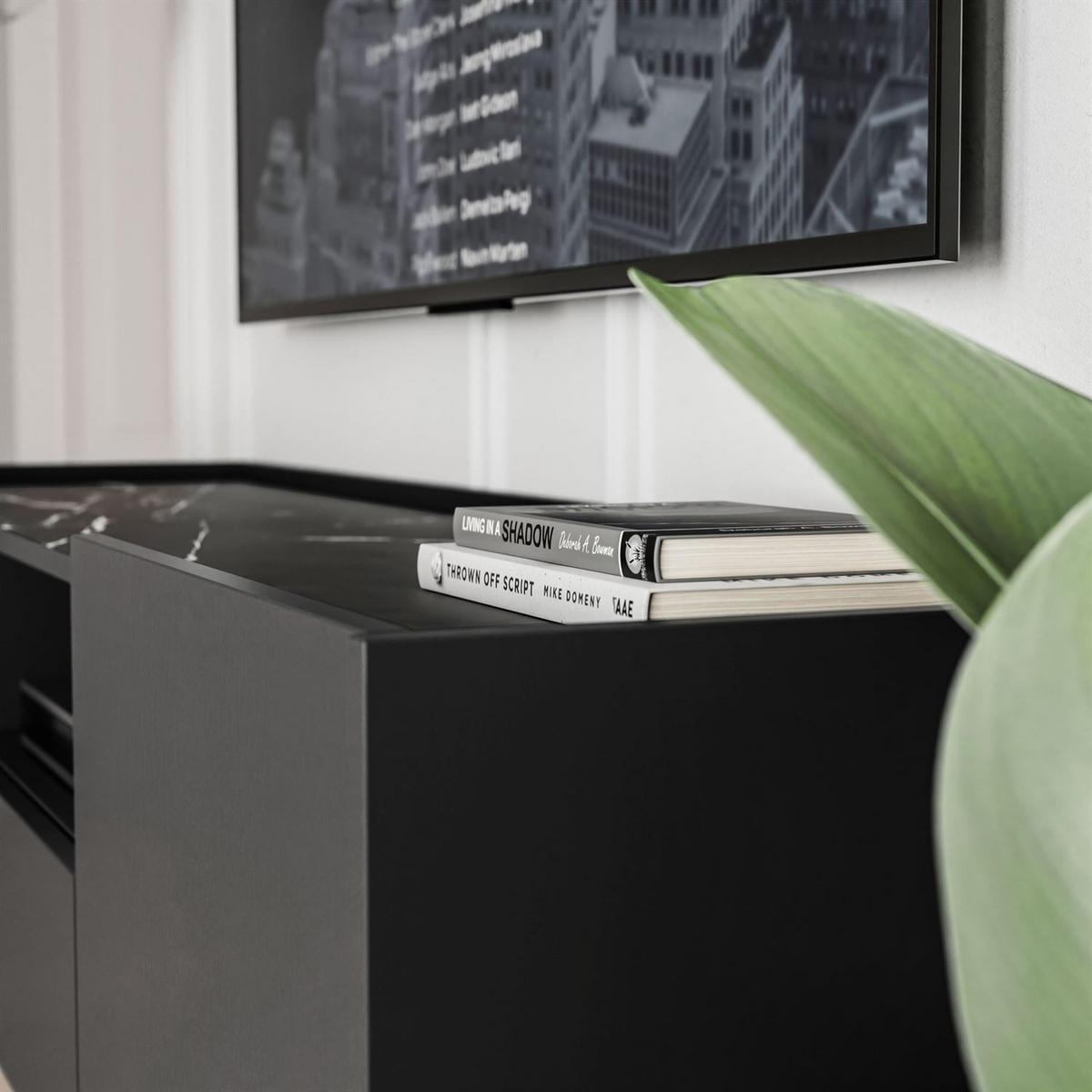 TV Element EUPHORIA RTV144 - Schwarz, Holzwerkstoff (144/55/37cm) - Lookway