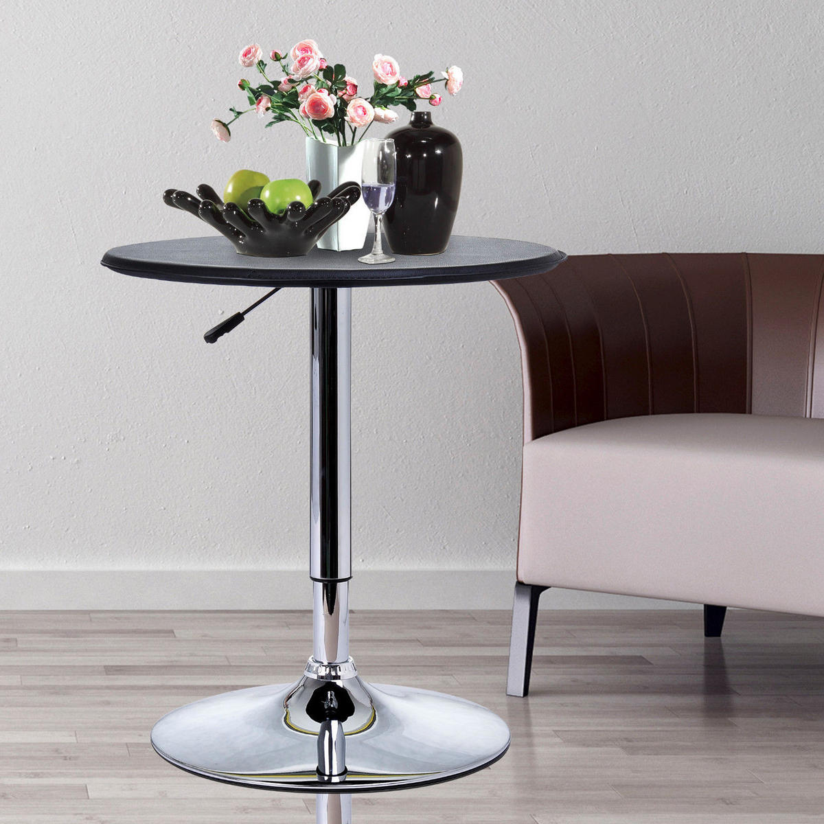 BARTISCH Schwarz 1 Stück - Schwarz, Kunststoff (63/67/93cm) - GiPP