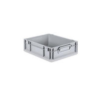 EUROBOX Nextgen Economy Griffe Geschlossen 12x30x40cm 11 Liter - Grau, Kunststoff (30/12/40cm) - PROREGAL