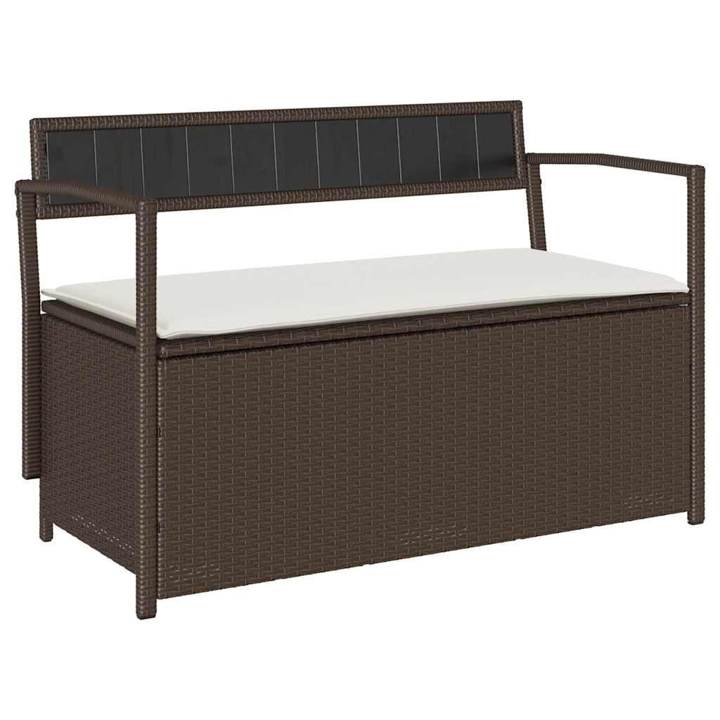 vidaXL Gartenbank Creme 54x74x111.5 cm