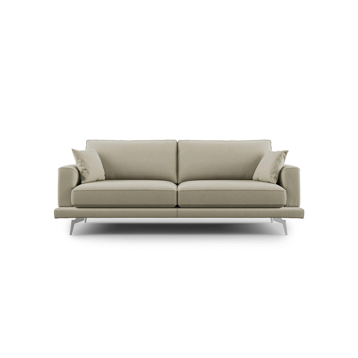 LINEARSOFA Dorian - Creme, Textil (198/88/93cm) - Divani.store