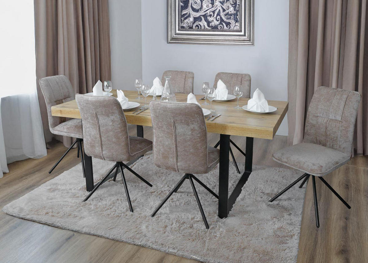 ESSZIMMERSTUHL Braun - Braun, Textil (47/95/50cm) - MCW