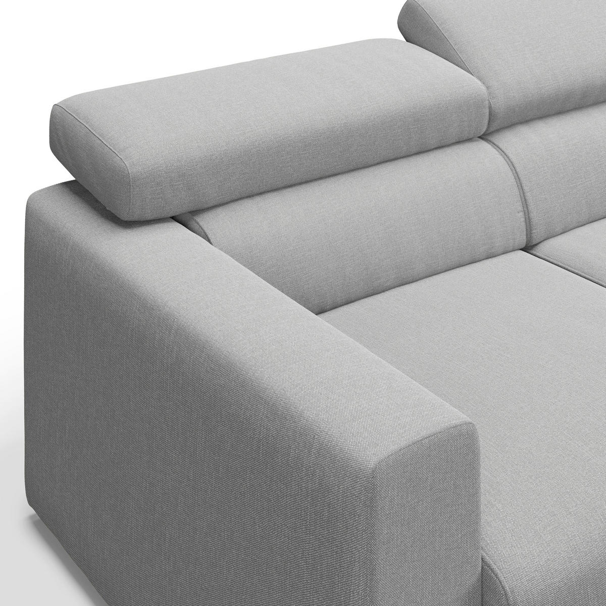 LINEARSOFA Dylan - Grau, Textil (240/74/100cm) - Divani.store