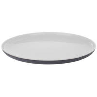 SPEISETELLER Kemp flach grau weiß - Grau, Kunststoff (25/25/2cm) - Orion 