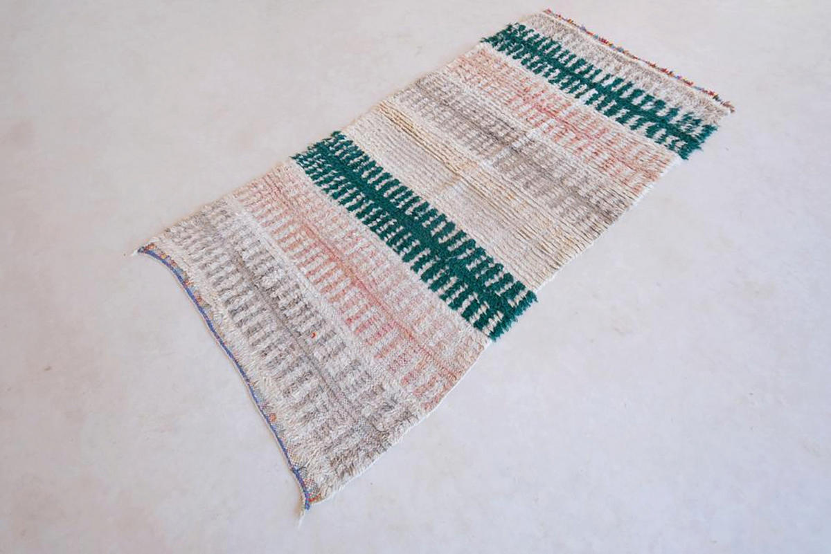 BERBERTEPPICH aus reiner Wolle 87x 176 cm - Multicolor, Naturmaterialien (87/176cm) - AFK Living