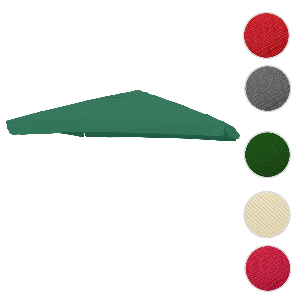 ERSATZ-BEZUG FÜR SCHIRM I Dunkelgrün - Dunkelgrün, Textil (295/295cm) - MCW