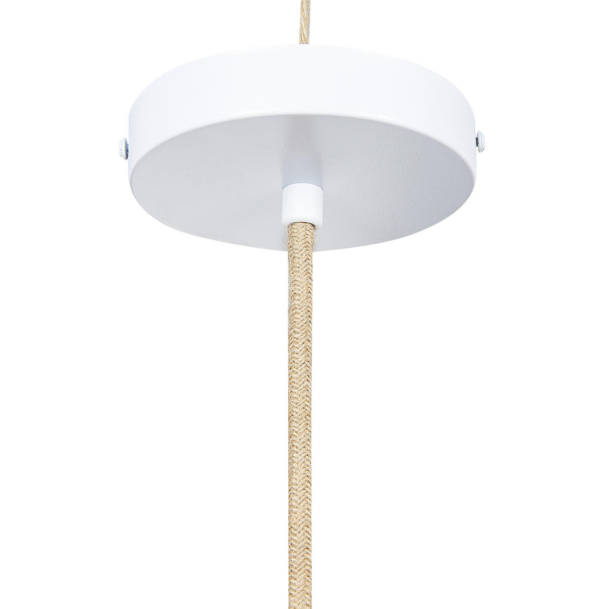HÄNGELAMPE Batali 45/45/167 cm - Naturfarben, Naturmaterialien (45/45/167cm) - Beliani