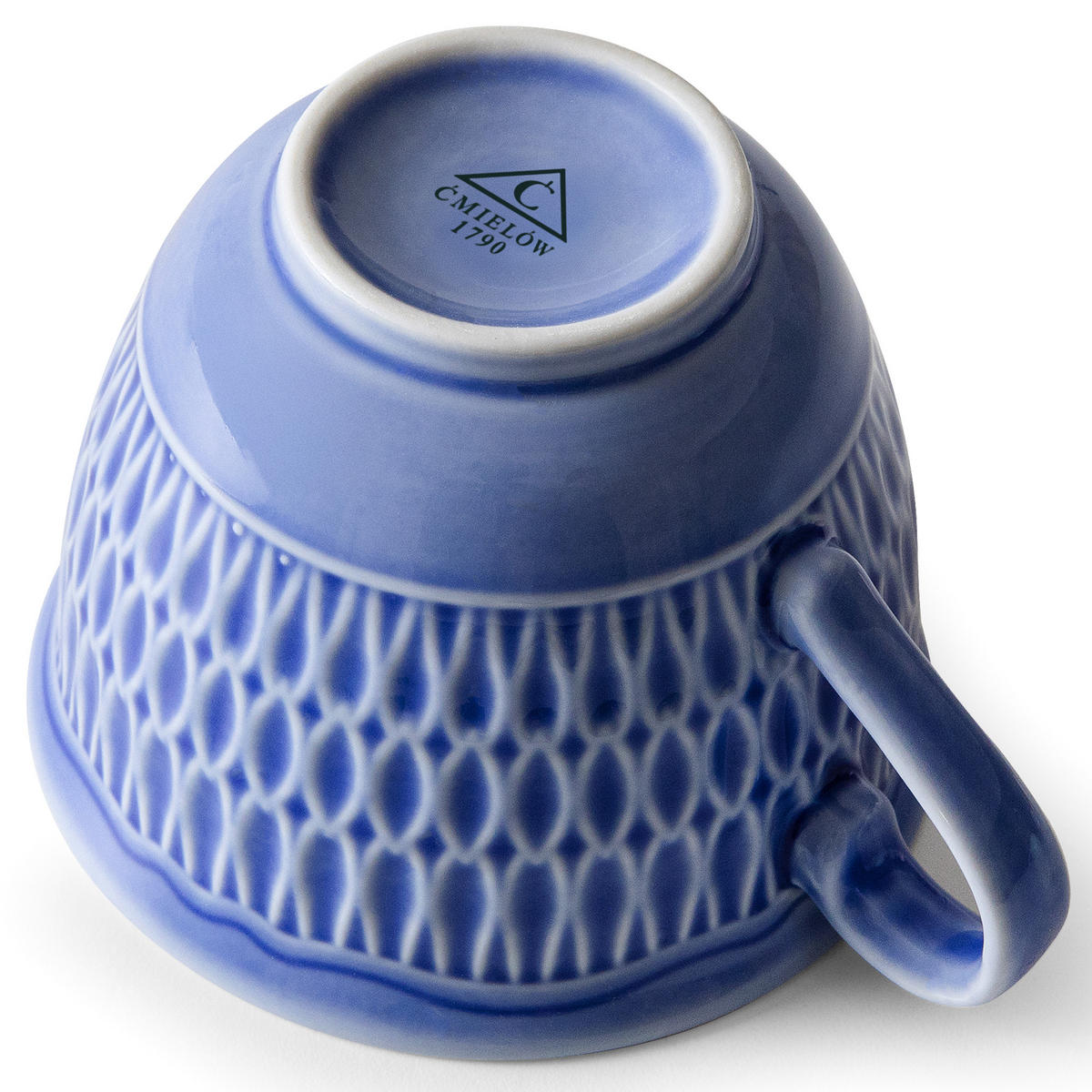 KAFFESERVICE CMIELOW SOFIA Kaffetassen-Set - Blau, Keramik (15.7/7.5/15.7cm) - KONSIMO®