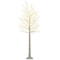 WEIHNACHTSBAUM Weiß 21.5/21.5/180.0cm - Weiß, Kunststoff (21.5/180/21.5cm)