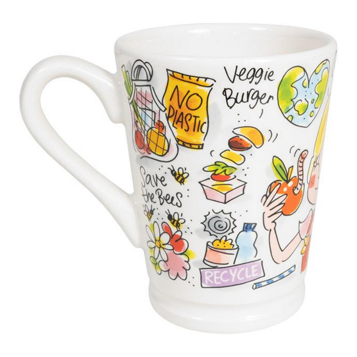 XL-BECHER Grünes Lieblingsmädchen in Bunt - 500 ml - Multicolor, Keramik (0.5L) - Blond Amsterdam