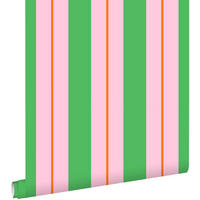 TAPETE Streifen 50 x 900 cm - Grün, Papier (50/900cm) - ESTAhome