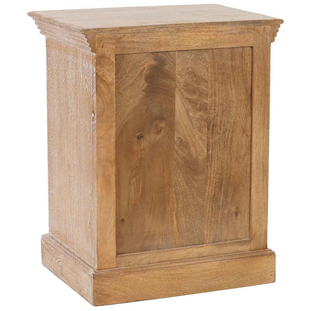 NACHTTISCH aus Holz, 56x40x70cm - Beige, Holz (56/70/40cm) - Wanderlust