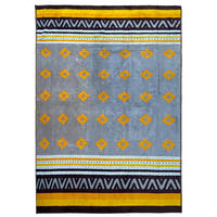 STRANDTUCH Frottee Velours Jacquard Macarena 140x180 400g/m² - Orange, Textil (140/180cm) - LE COMPTOIR DE LA PLAGE